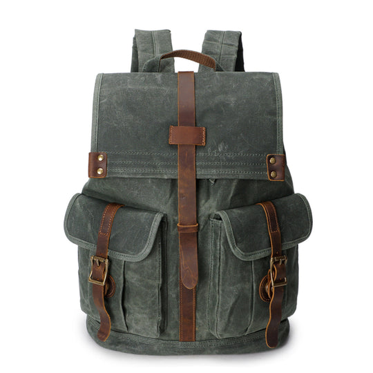 Stylish Vintage Rucksack with Durable Fabric and Timeless Appeal - Leather Purse Backpack
