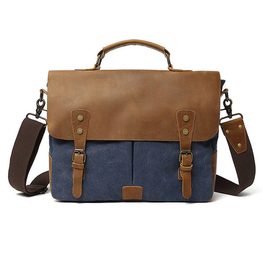 Retro design canvas messenger bag for men