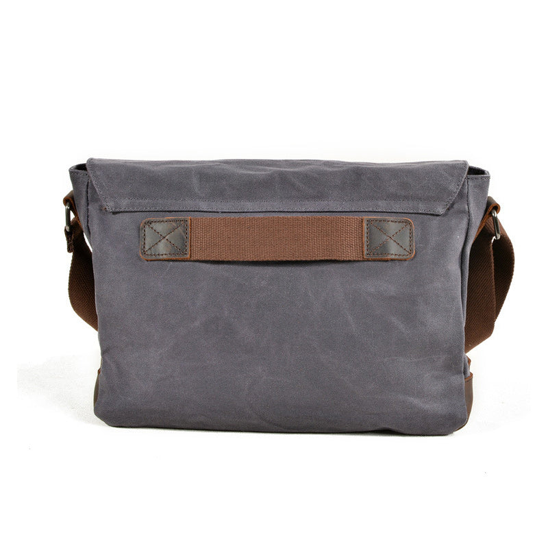 Canvas messenger bag with unique features for DSLR