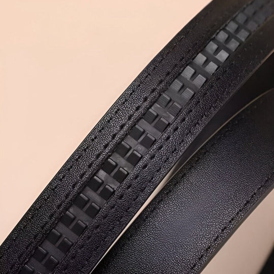 Automatic Leather Belt With Double Heart Buckle For Women, Kiara Model - Leather Purse Backpack