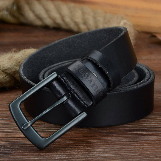 Casual Leather Suit Belt For Men, Tedore Model - Leather Purse Backpack