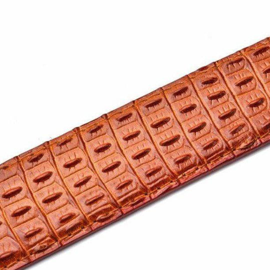Crocodile Leather Suit Belt For Men, Enokur Model - Leather Purse Backpack