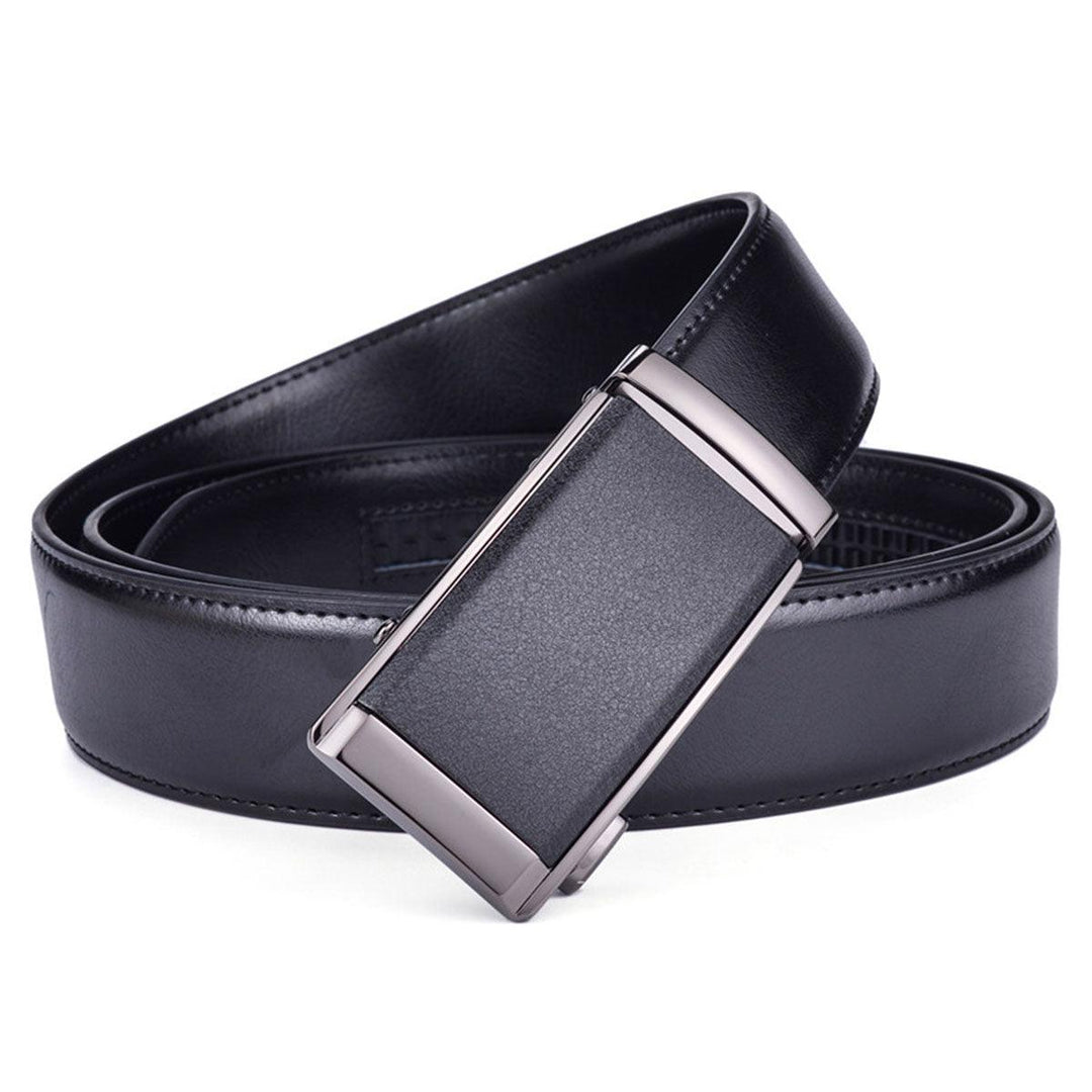 Black Suit Leather Belt For Men, Camaro Model - Leather Purse Backpack