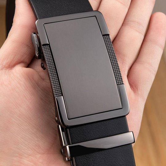 Full Grain Leather Suit Belt, For Men, Valentino Model - Leather Purse Backpack