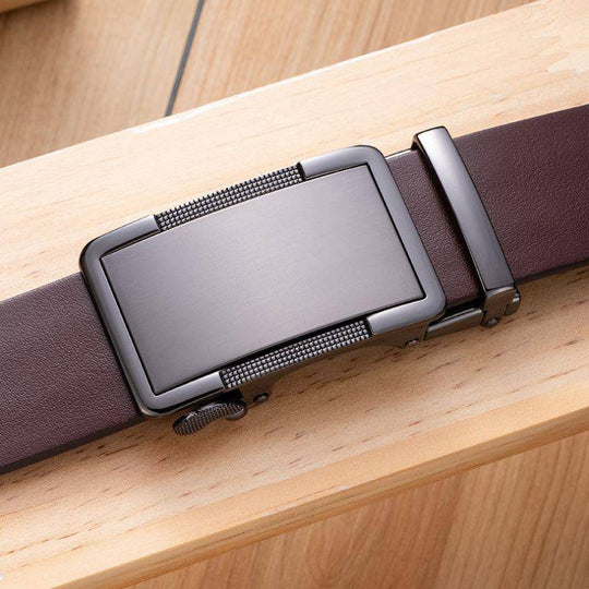 Full Grain Leather Suit Belt, For Men, Valentino Model - Leather Purse Backpack