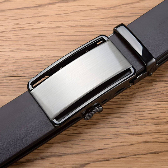 Full Grain Leather Suit Belt For Men, Casual Comfort - Leather Purse Backpack