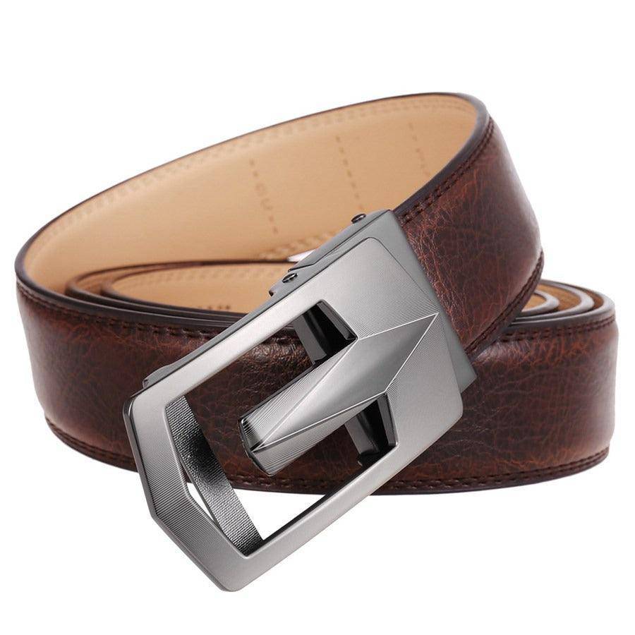 Custom Leather Suit Belt For Men, Calvino Model - Leather Purse Backpack