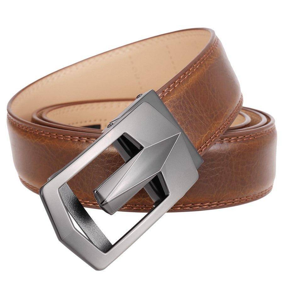Custom Leather Suit Belt For Men, Calvino Model - Leather Purse Backpack