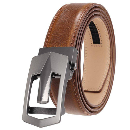 Custom Leather Suit Belt For Men, Calvino Model - Leather Purse Backpack