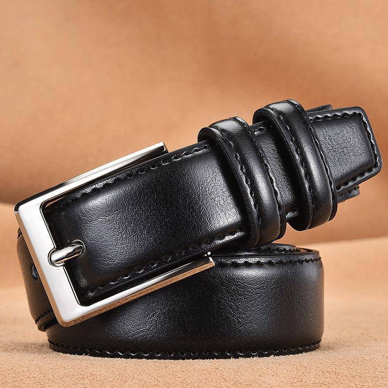 Durable Leather Suit Belt For Men, Jonathan Model - Leather Purse Backpack