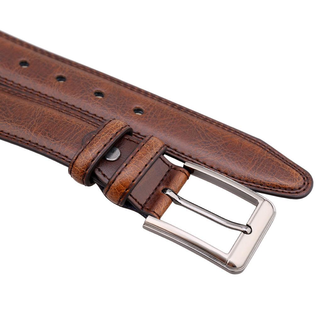 Stylish Leather Suit Belt For Men, Karlo Model - Leather Purse Backpack