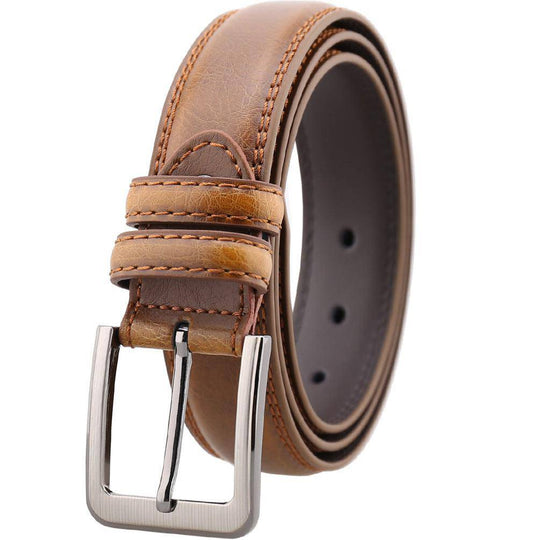 Stylish Leather Suit Belt For Men, Karlo Model - Leather Purse Backpack