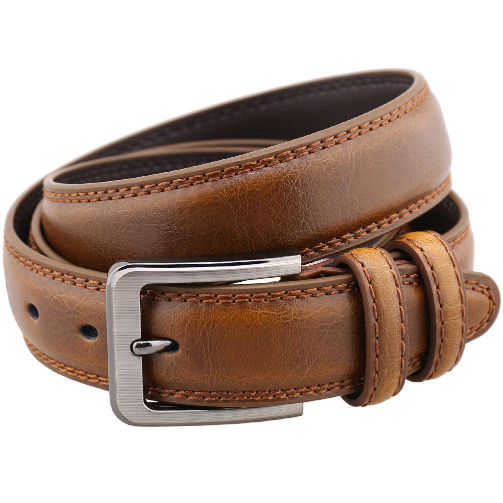 Stylish Leather Suit Belt For Men, Karlo Model - Leather Purse Backpack