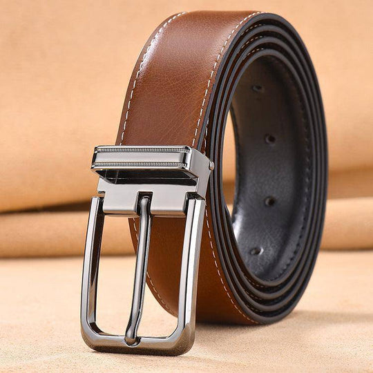 Casual Leather Suit Belt For Men, Oliver Model - Leather Purse Backpack
