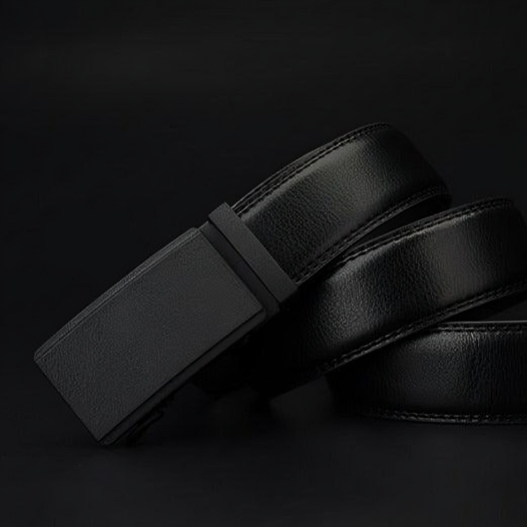 Unique Black Leather Suit Belt For Men, Rouben Model - Leather Purse Backpack