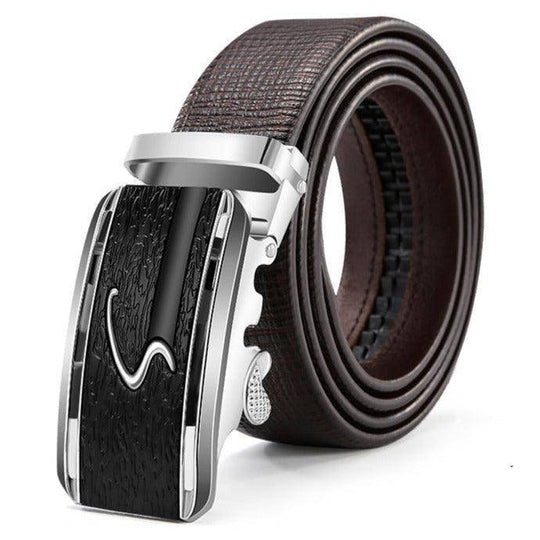 Stylish Leather Suit Belt For Men, Serrano Model - Leather Purse Backpack