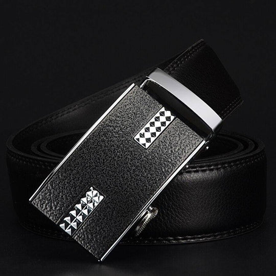 Luxury Leather Suit Belt For Men, Zakaria Model - Leather Purse Backpack