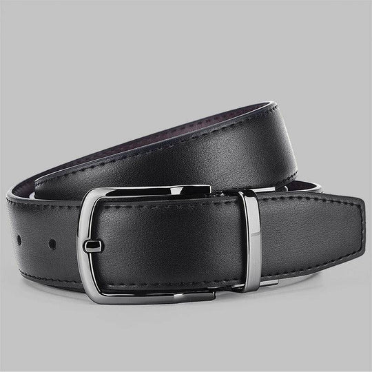 Reversible 2 In 1 Leather Suit Belt, Casual Model - Leather Purse Backpack