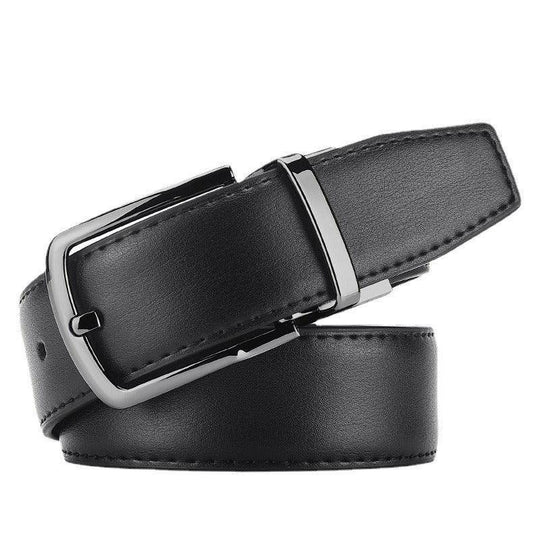 Reversible 2 In 1 Leather Suit Belt, Casual Model - Leather Purse Backpack