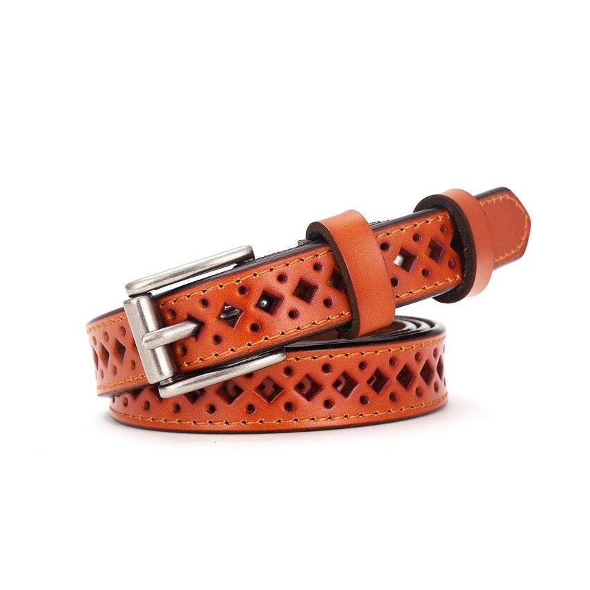 Openwork Leather Belt For Women, Medea Model - Leather Purse Backpack