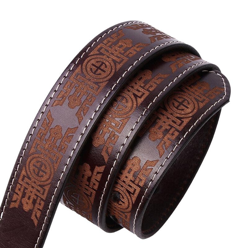 Western Engraved Leather Belt For Women, Injia Model - Leather Purse Backpack
