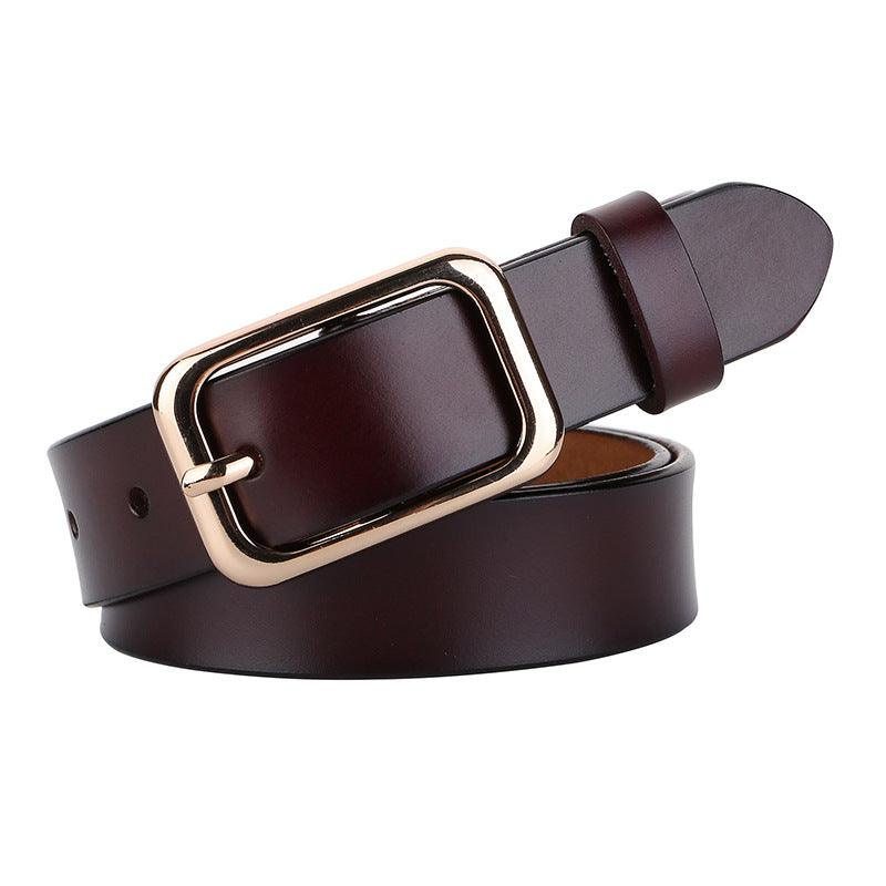 High-quality Leather Belt For Women, Leona Model - Leather Purse Backpack