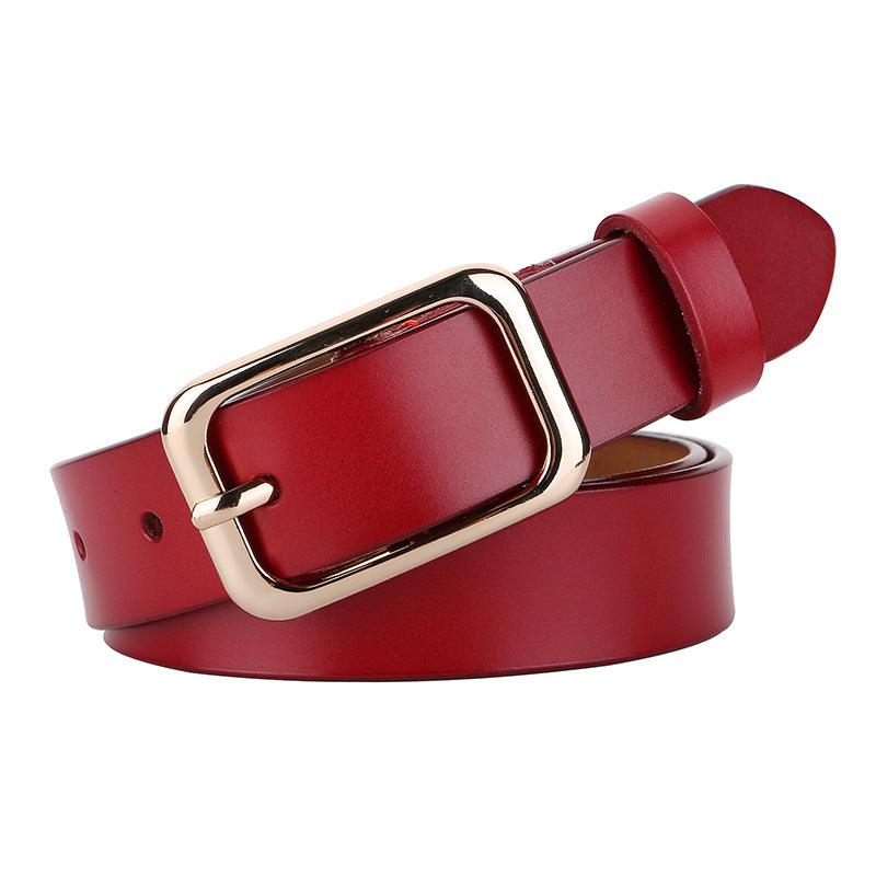 High-quality Leather Belt For Women, Leona Model - Leather Purse Backpack