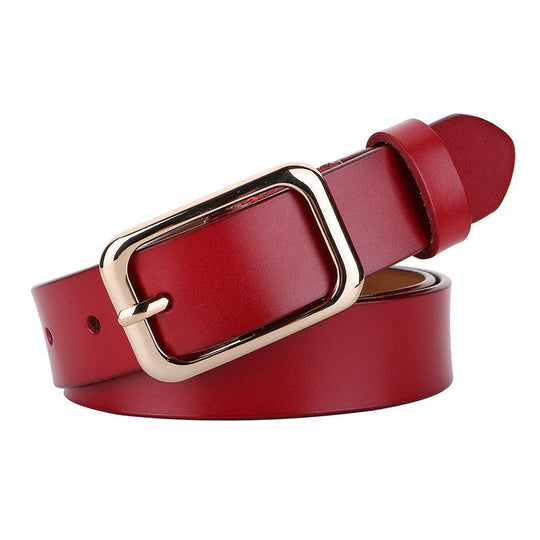 High-quality Leather Belt For Women, Leona Model - Leather Purse Backpack
