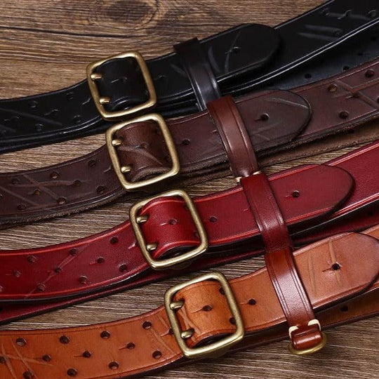 Minimalist Leather Belt For Women, Osomache Model - Leather Purse Backpack