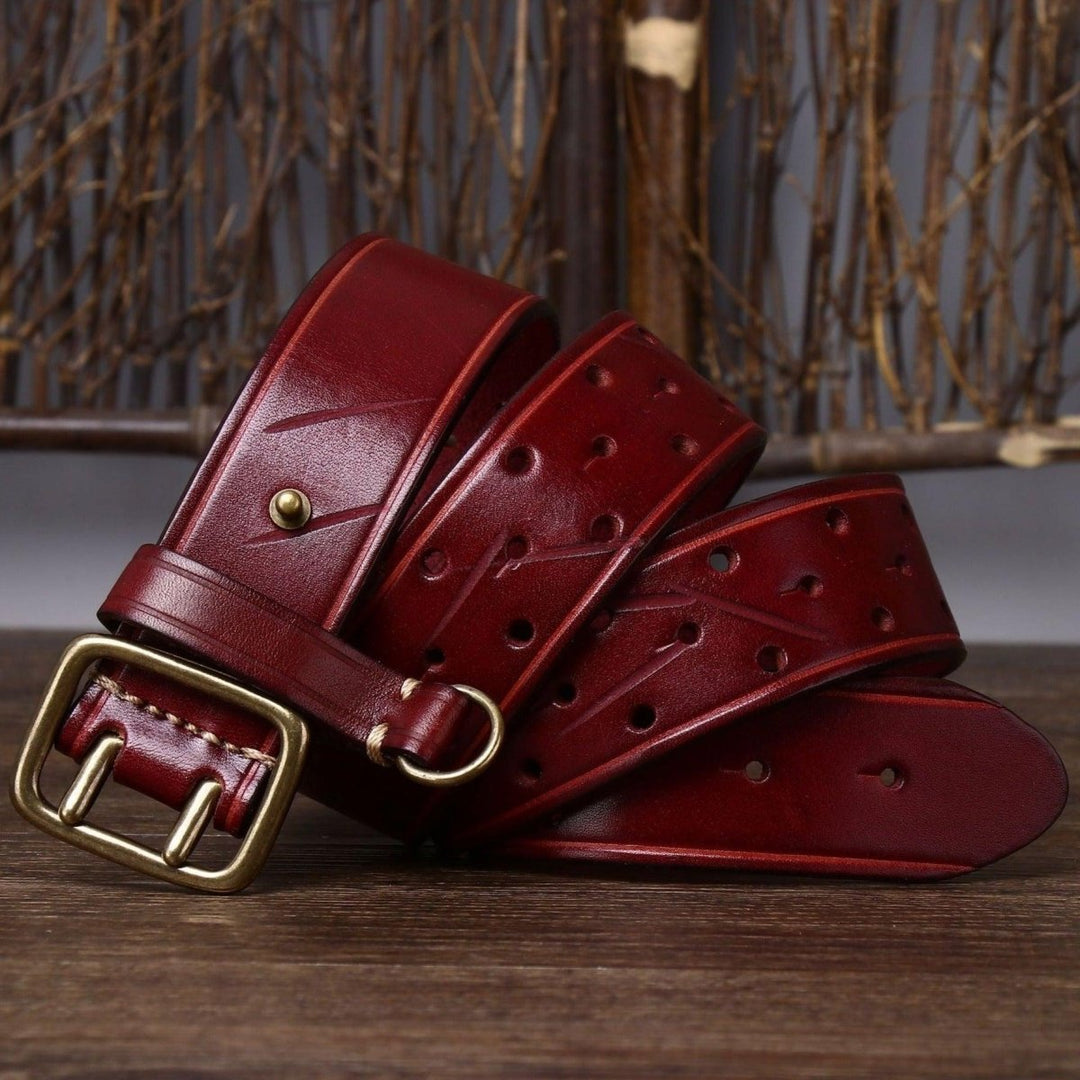Minimalist Leather Belt For Women, Osomache Model - Leather Purse Backpack