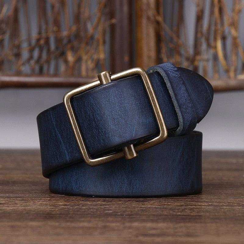 Luxury Formal Leather Belt For Women, Strumiana Model - Leather Purse Backpack