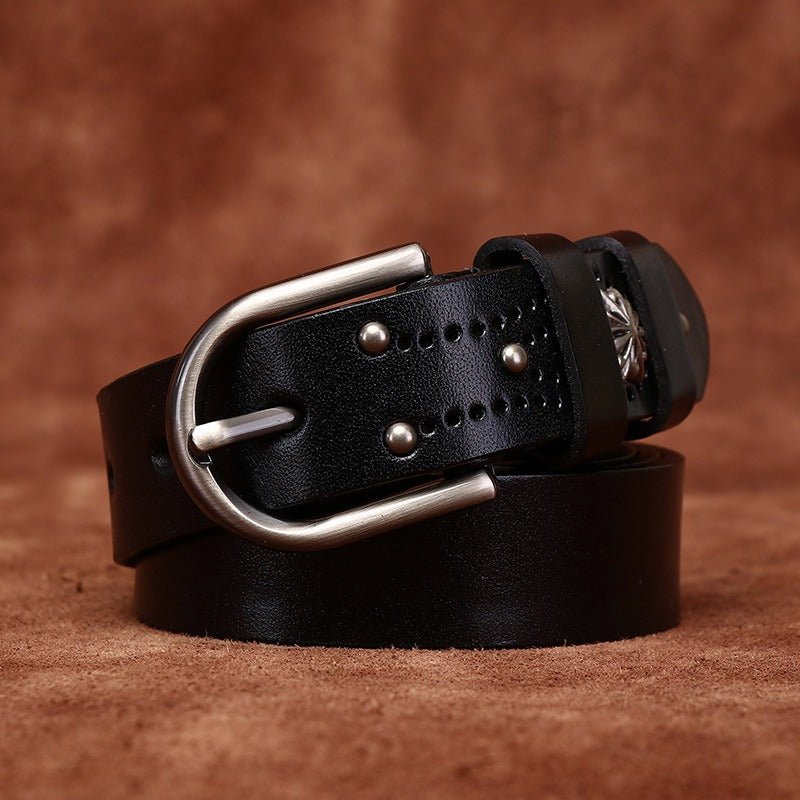 Decorative Leather Belt For Women, Aditya Model - Leather Purse Backpack