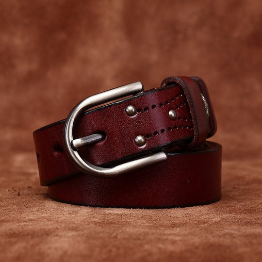 Decorative Leather Belt For Women, Aditya Model - Leather Purse Backpack