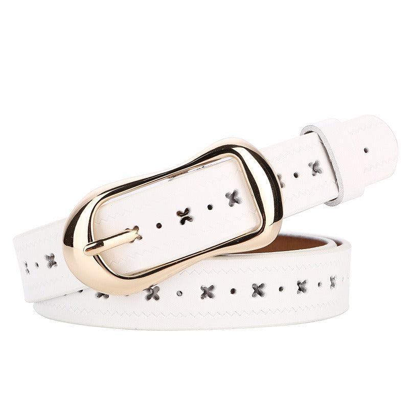 Retro Custom Leather Belt For Women, Astarte Model - Leather Purse Backpack