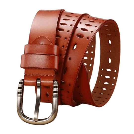 Custom Elegant Leather Belt For Women, Atilia Model - Leather Purse Backpack