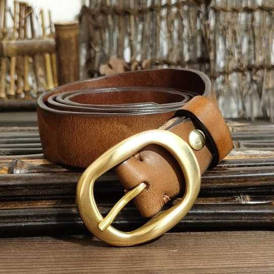 Designer Elastic Leather belt for women, Aulia model - Leather Purse Backpack
