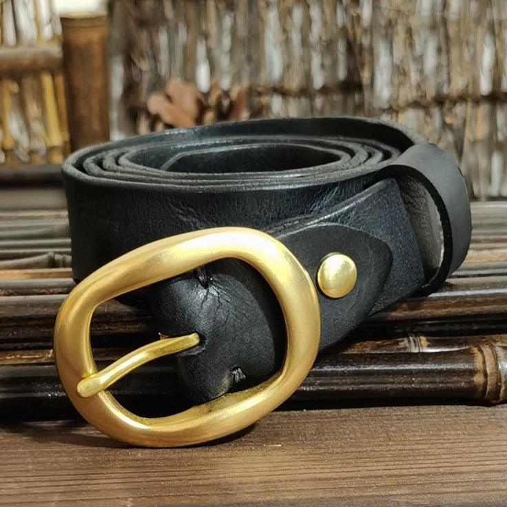 Designer Elastic Leather belt for women, Aulia model - Leather Purse Backpack