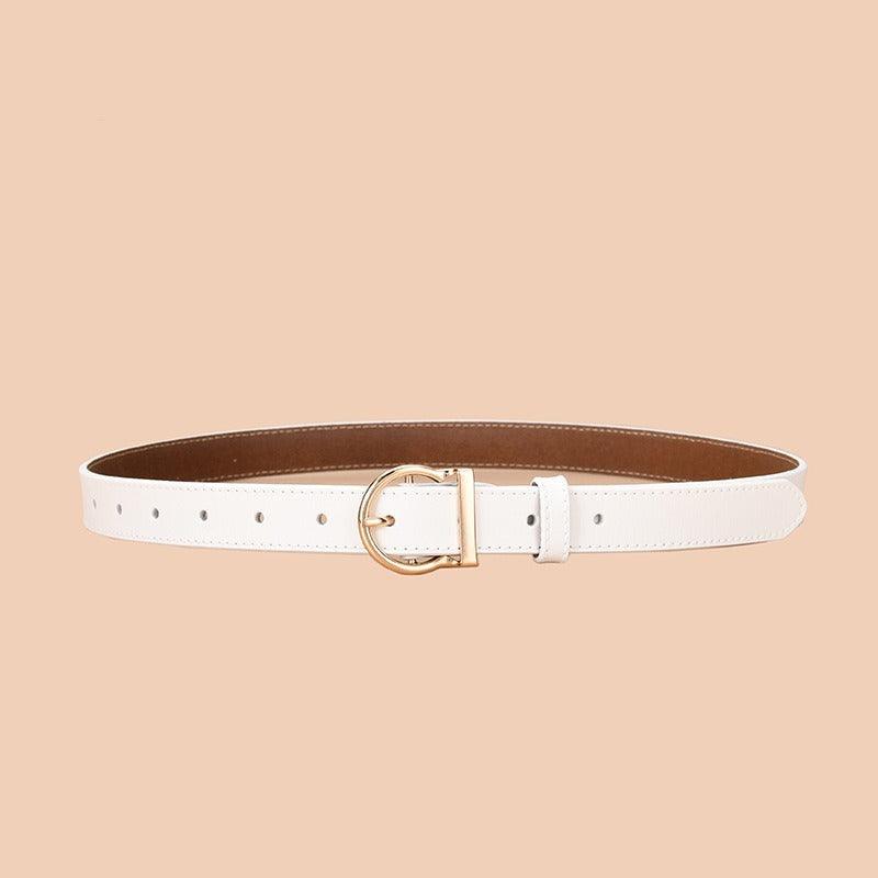 Fashion Dress Leather Belt For Women, Duva Model - Leather Purse Backpack