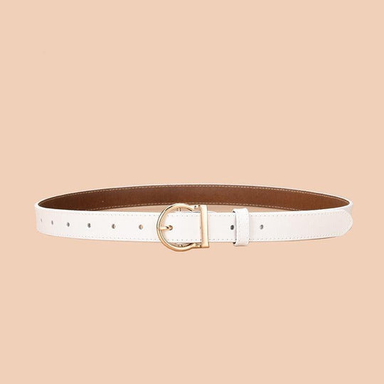 Fashion Dress Leather Belt For Women, Duva Model - Leather Purse Backpack