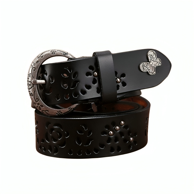 Designer Leather Belt For Women, Helzunia Model - Leather Purse Backpack