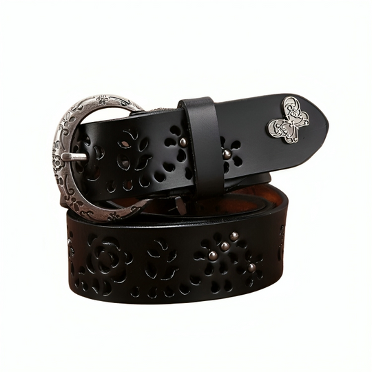 Designer Leather Belt For Women, Helzunia Model - Leather Purse Backpack
