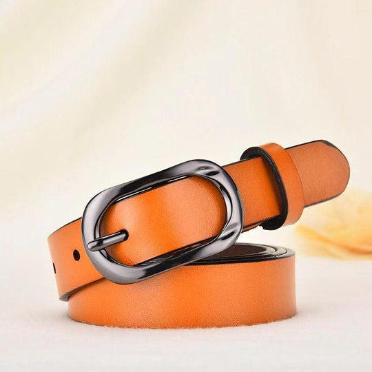 High-quality Leather Belt For Women, Izolda Model - Leather Purse Backpack