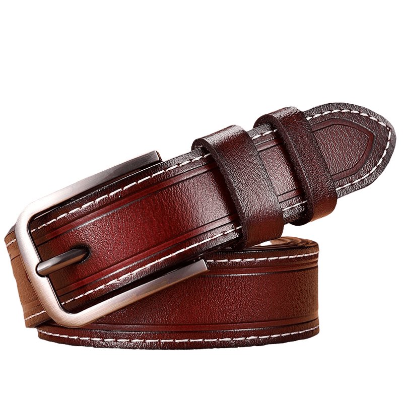 Sophisticated Leather Belt For Women, Nestani Model - Leather Purse Backpack