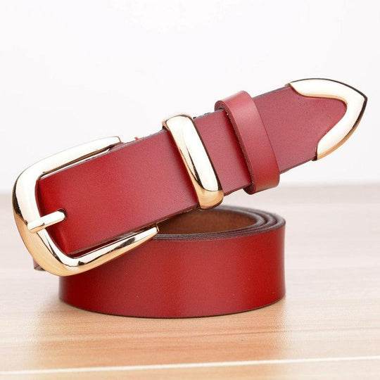 Unique Fashion Leather Belt For Women, Nina Model - Leather Purse Backpack