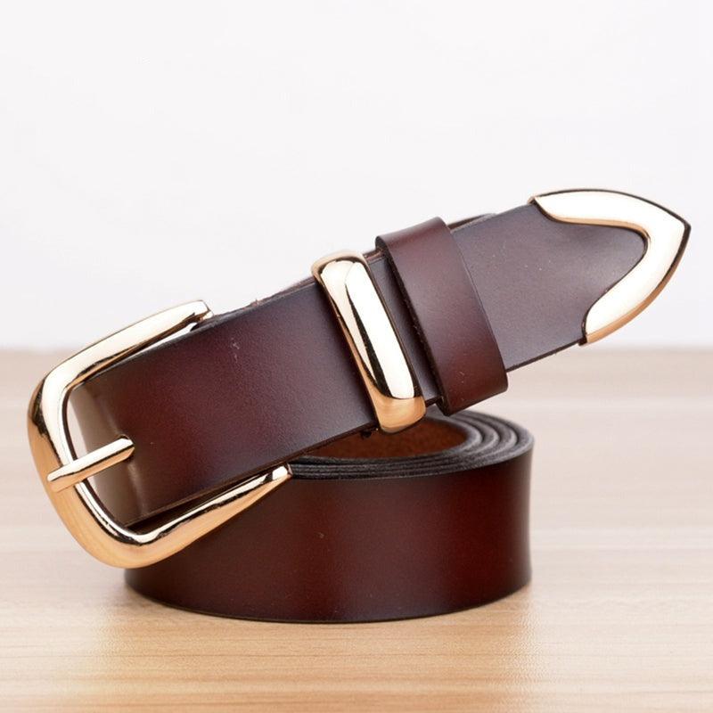 Unique Fashion Leather Belt For Women, Nina Model - Leather Purse Backpack