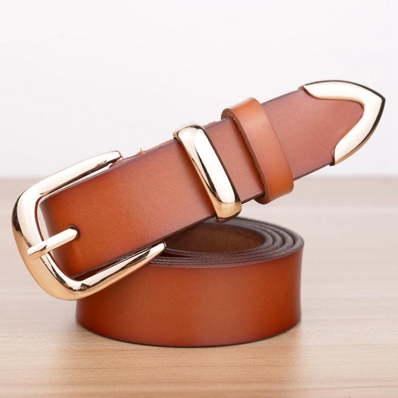 Unique Fashion Leather Belt For Women, Nina Model - Leather Purse Backpack