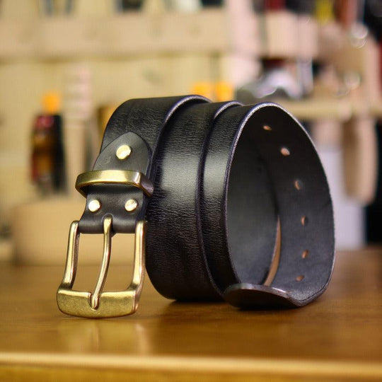 Classic Handmade Leather Belt For Women, Paki Model - Leather Purse Backpack