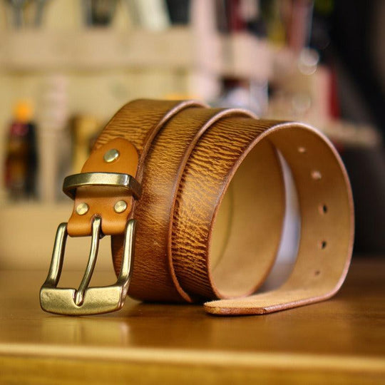 Classic Handmade Leather Belt For Women, Paki Model - Leather Purse Backpack