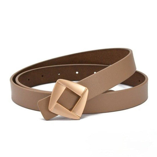 Affordable Leather Belt For Women, Pridoni Model - Leather Purse Backpack