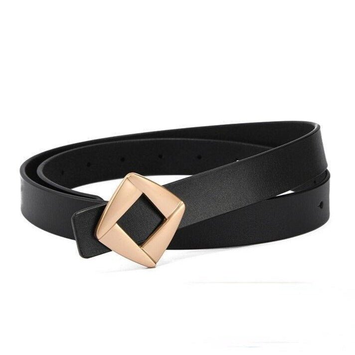 Affordable Leather Belt For Women, Pridoni Model - Leather Purse Backpack